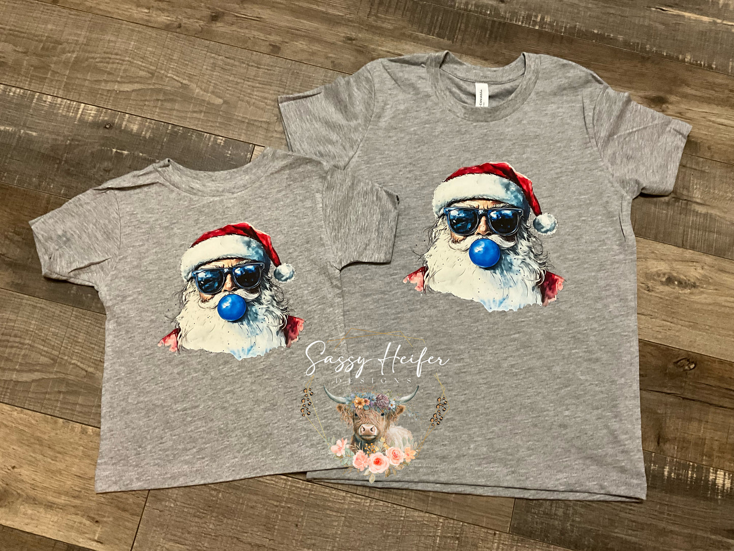 Blue Santa bubblegum