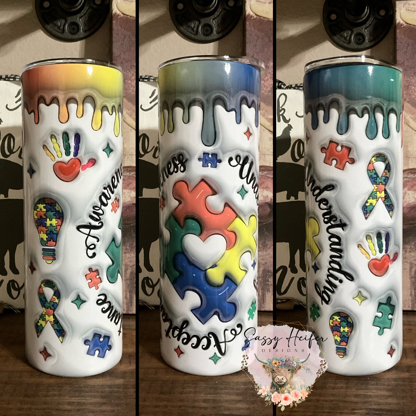Autism Awareness tumbler