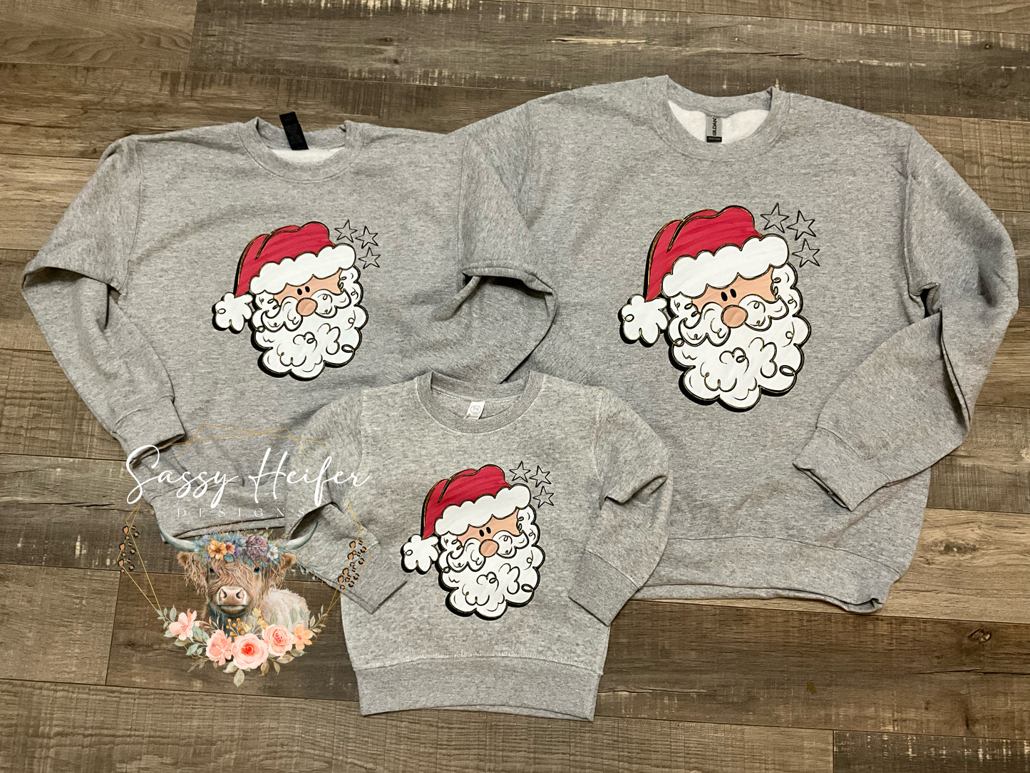 Whimsical Santa Sweatshirt
