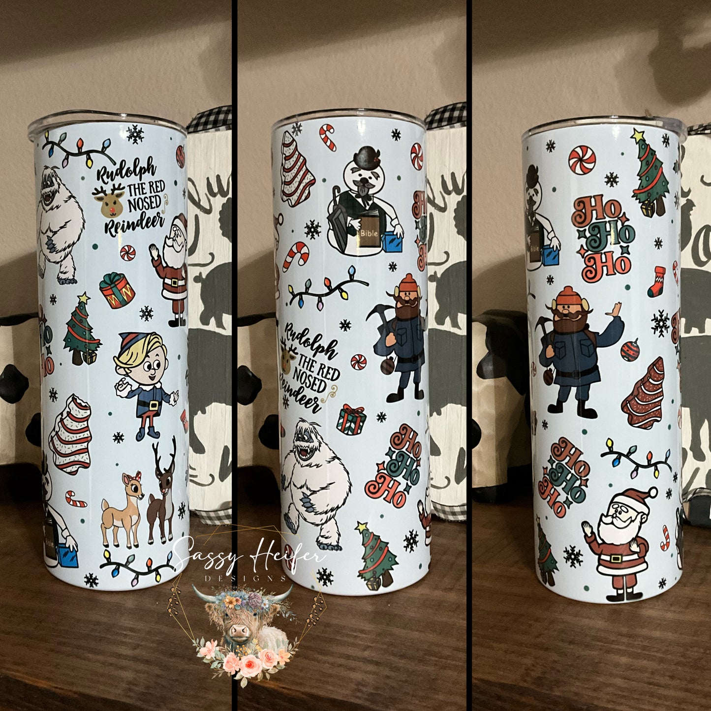 Vintage Christmas Movie tumbler