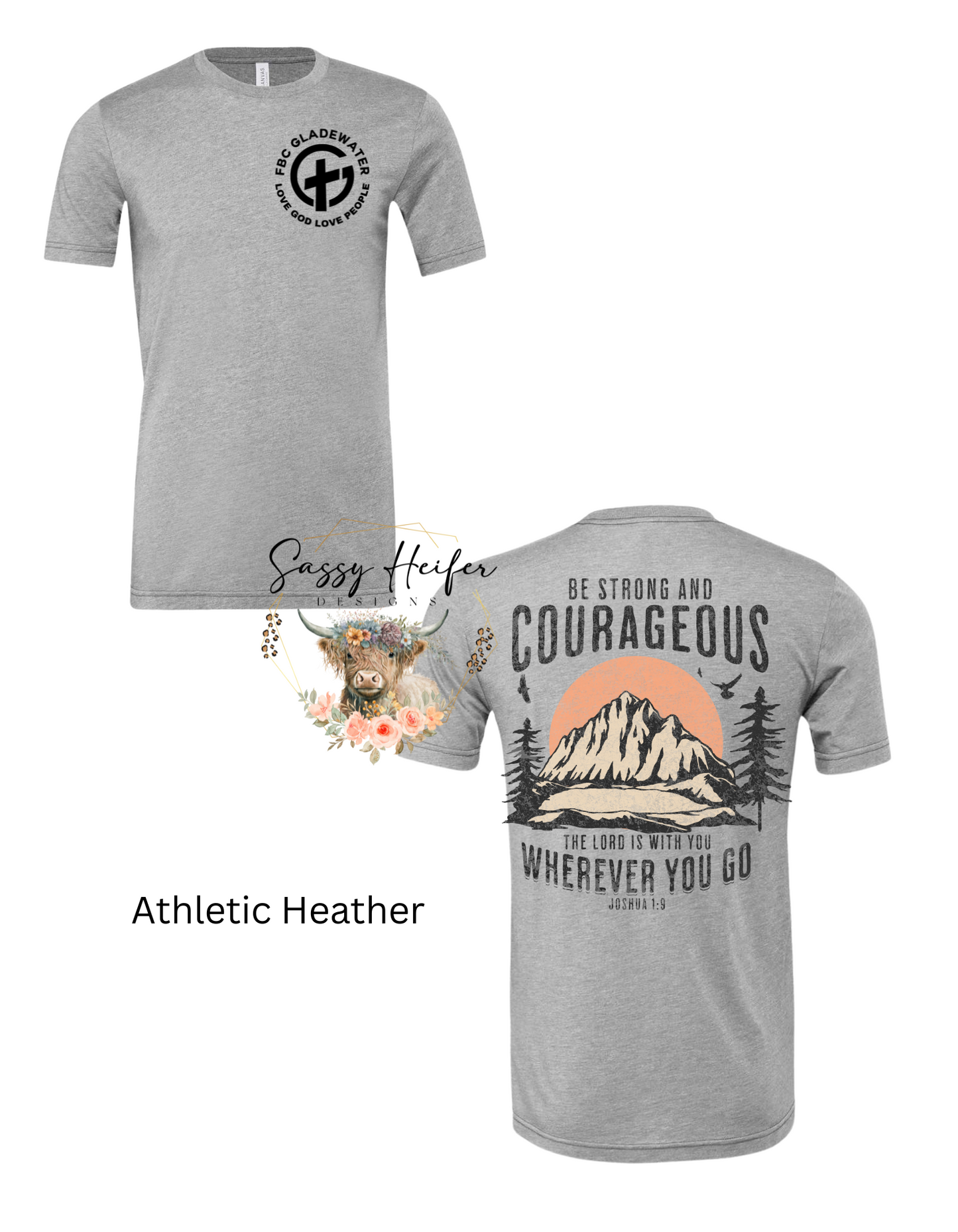 Be Strong & Courageous-Mountain