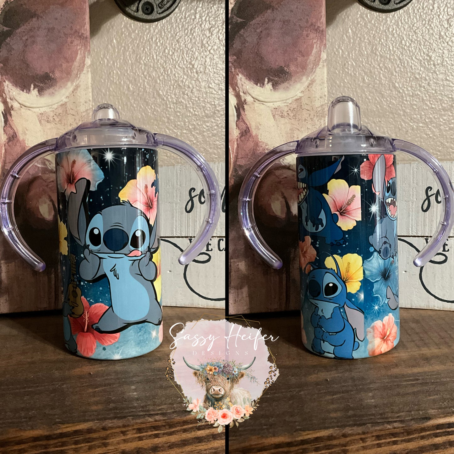 Stitch with flowers