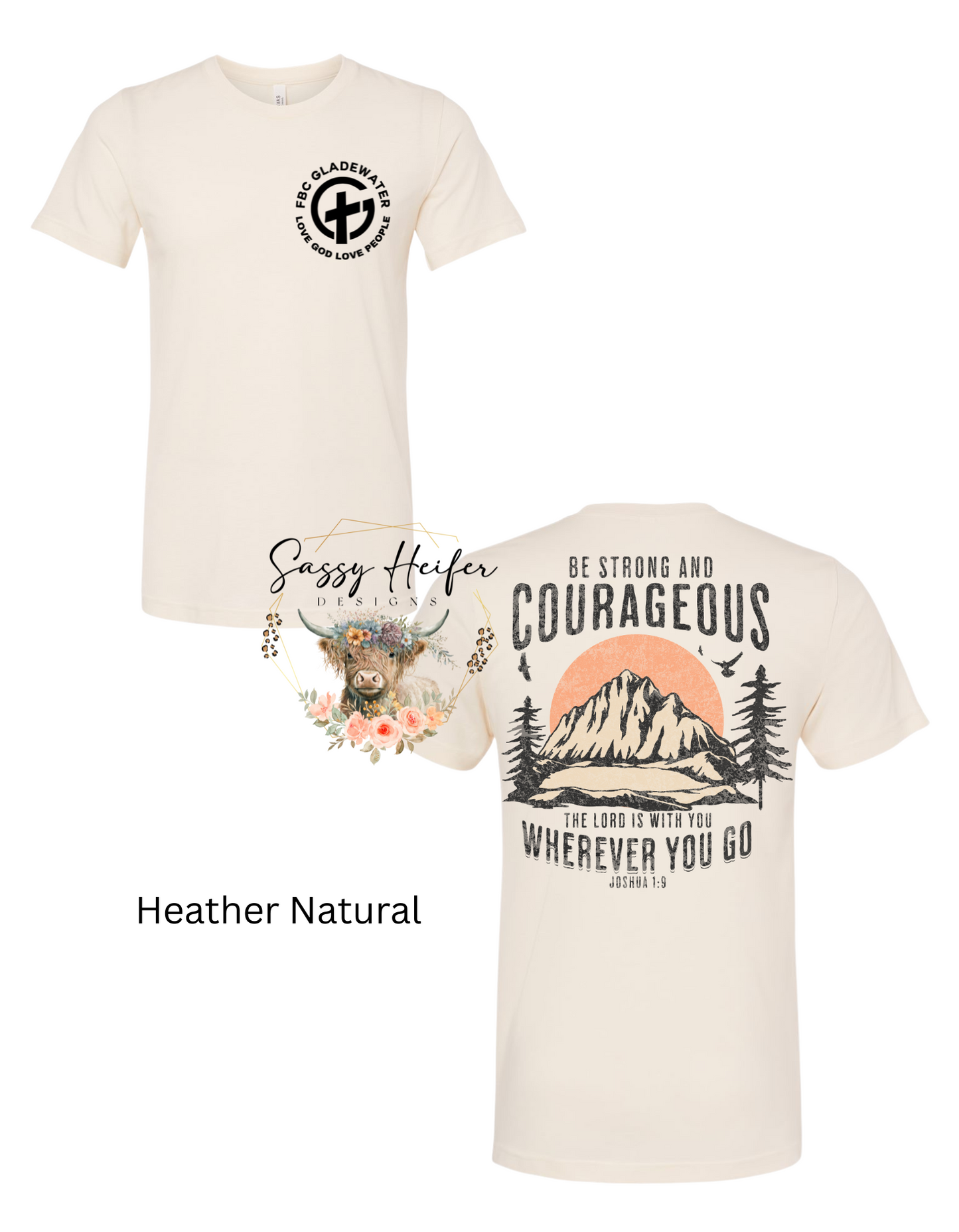 Be Strong & Courageous-Mountain