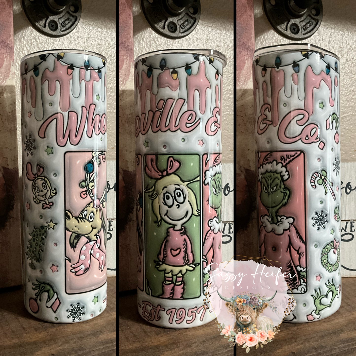 Whoville & Co. puff tumbler