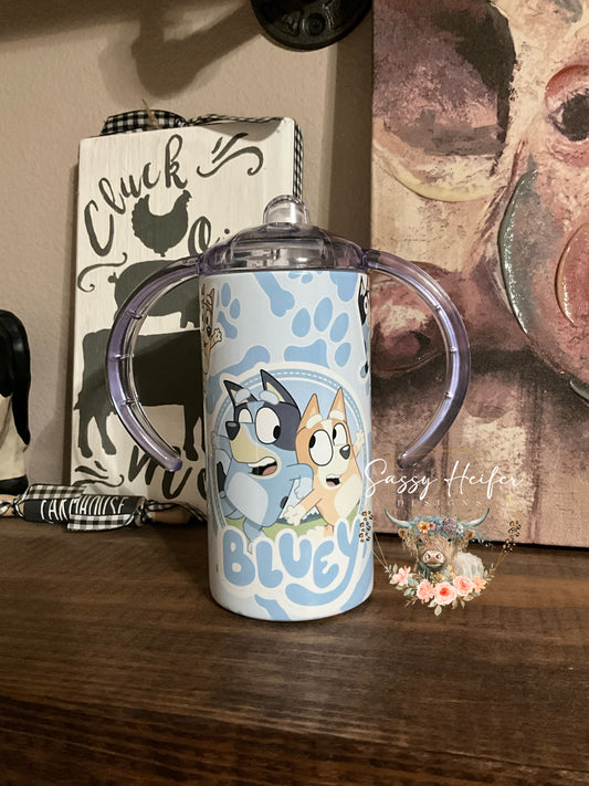 Bluey sippy cup