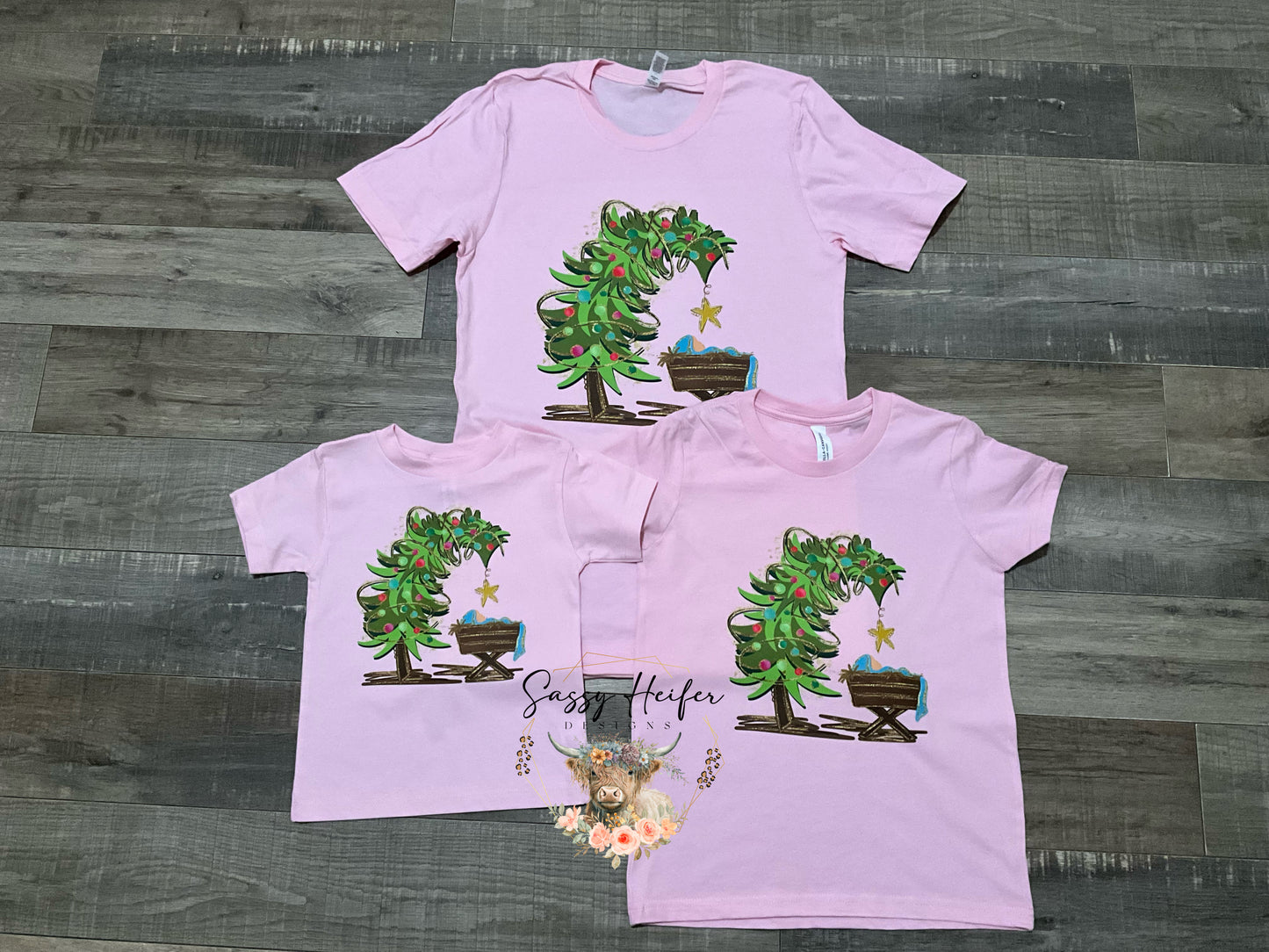 Whimsical tree with baby Jesus